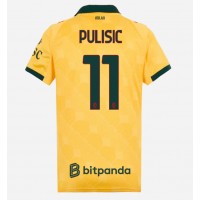 AC Milan Christian Pulisic #11 Tretí Ženy futbalový dres 2025-26 Krátky Rukáv